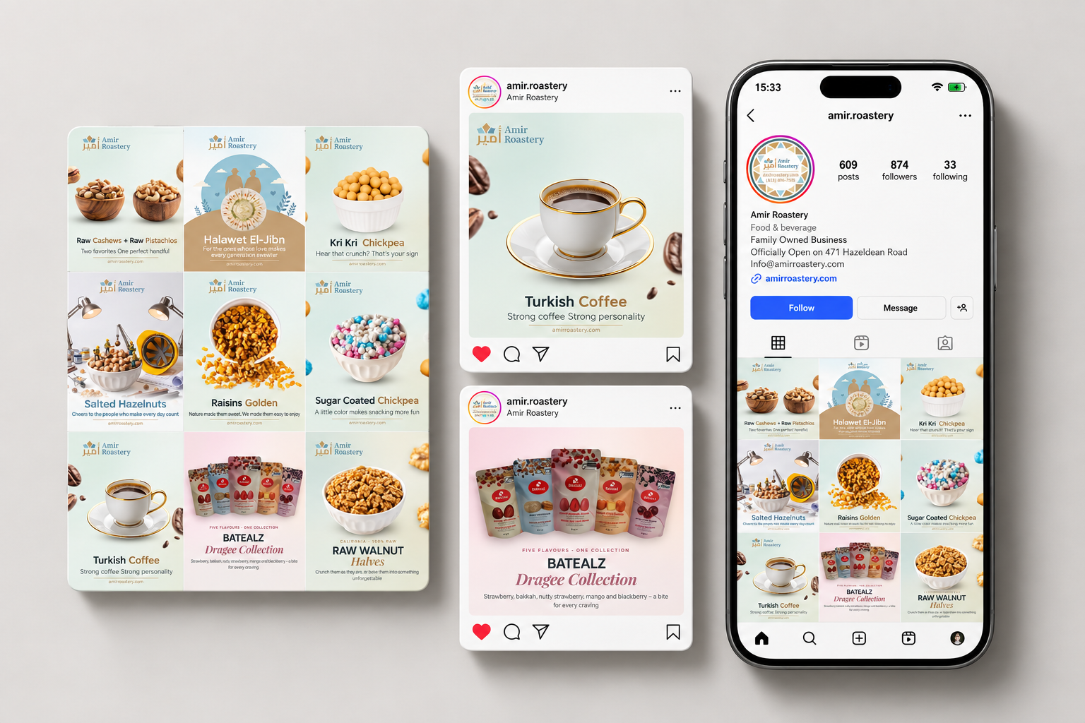 Amir Roastery — Google Ads and social media management