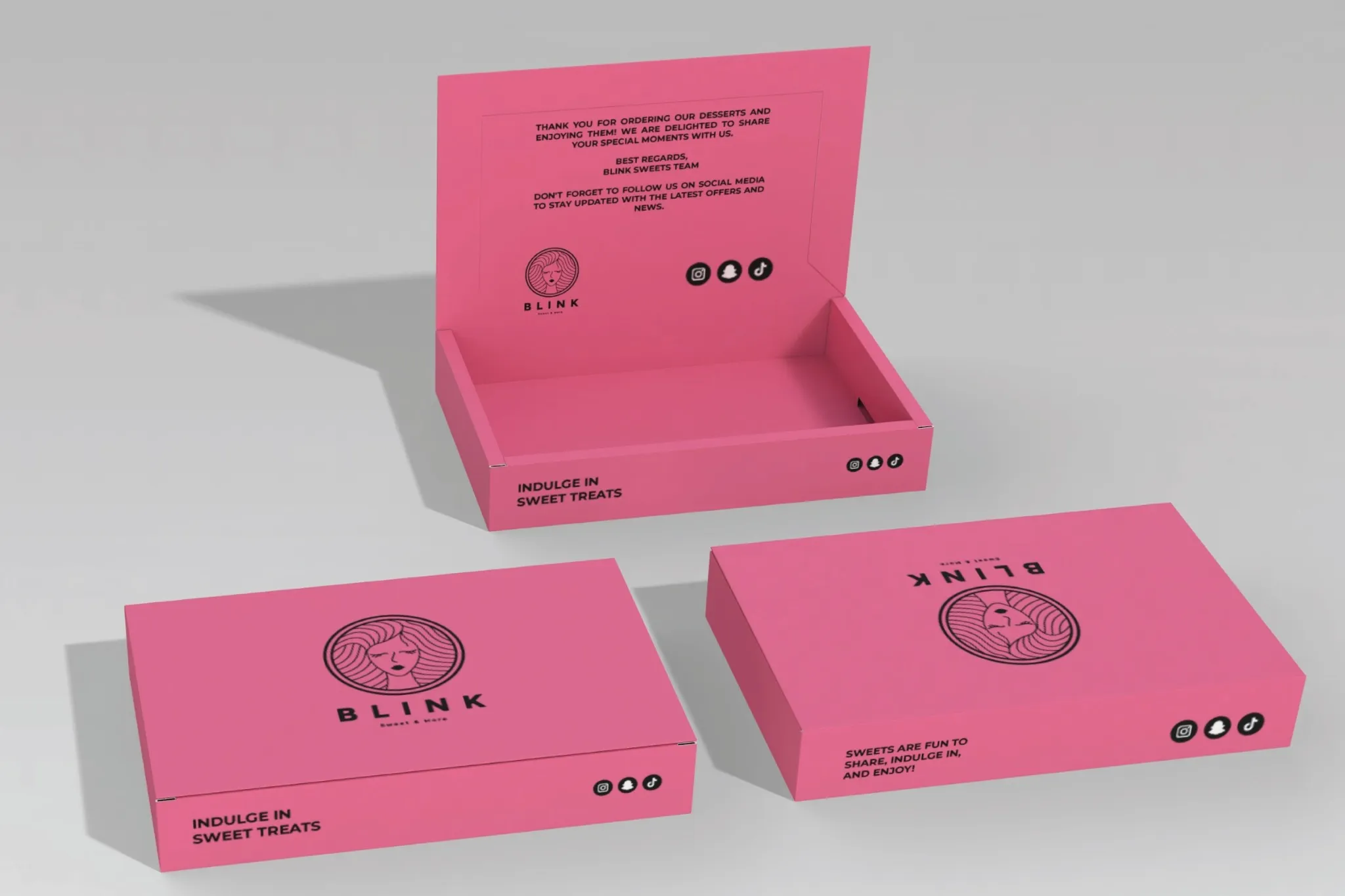 Blink — print and packaging design