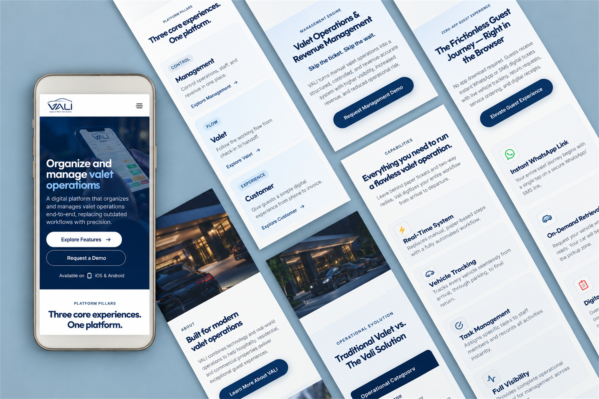 Vali — WordPress website, WhatsApp solutions and Android and iOS apps