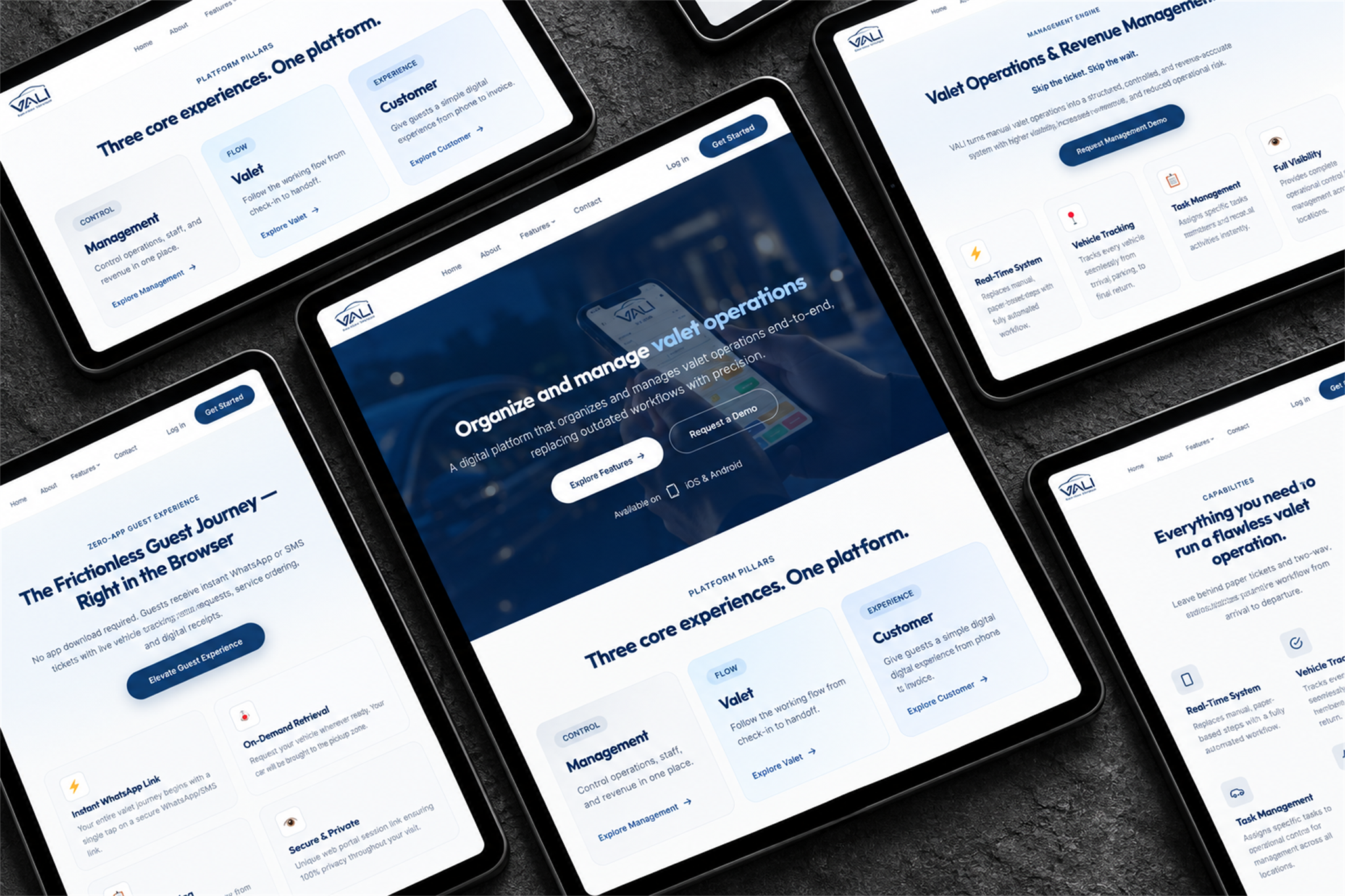 Vali — WordPress website, WhatsApp solutions and Android and iOS apps
